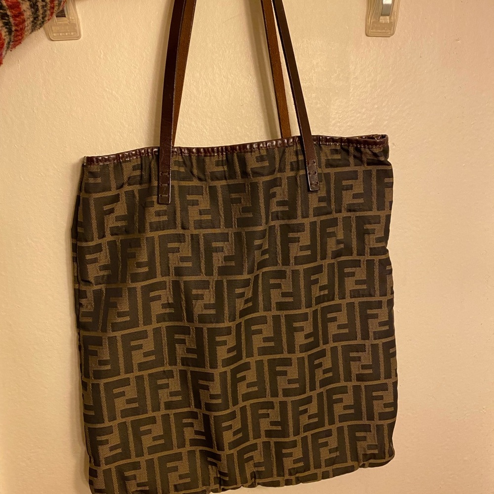 Fendi Zucca Canvas Tote